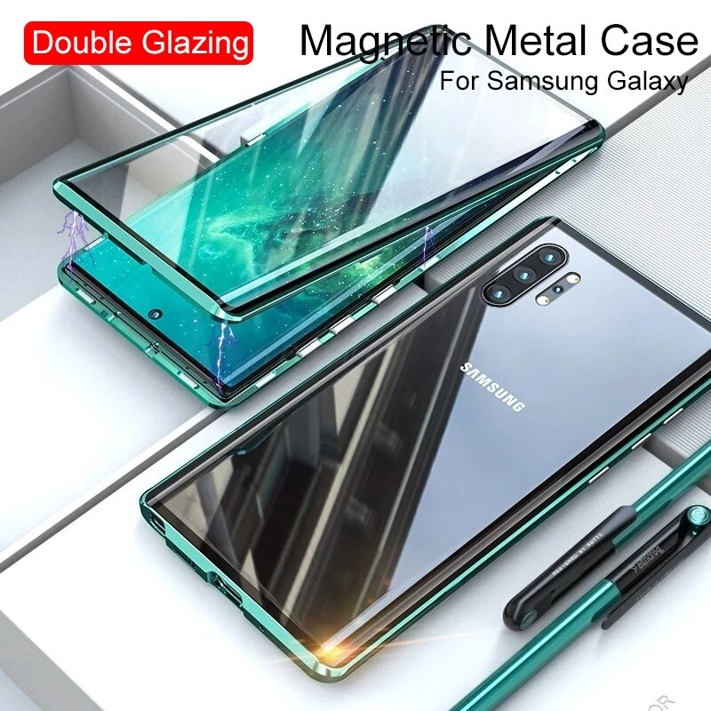 ShieldTech - Magnetic Phone Case – Double-Sided Protection for Samsung - Stylish and Secure