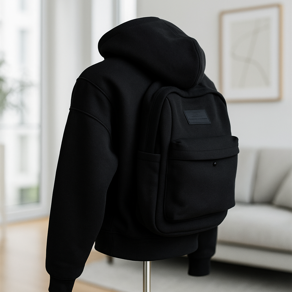 Travex™ BackPack Hoodie – The All-in-One Travel Essential