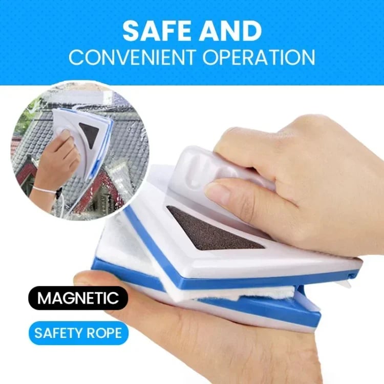 Cleanor™ Dual-Sided Magnetic Window Cleaner – Streak-Free Shine for Double-Glazed Glass