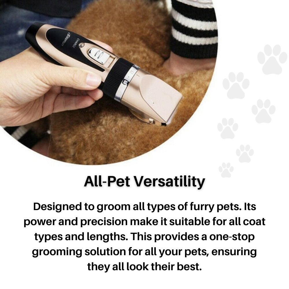 WhisperTrim Pro - Quiet Ultrasonic Pet Grooming Tool - Stress-Free Grooming for Sensitive Pets