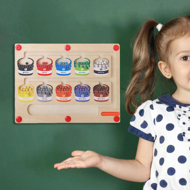 SkillQuest - Magnetic Educational Maze - Fun Learning Adventure with Sorting Board