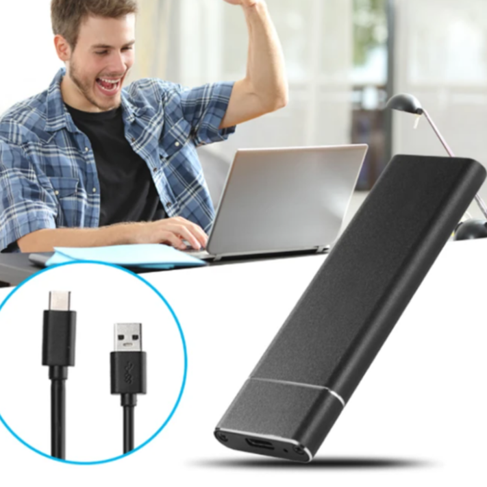 TurboDrive - High-Speed External Hard Drive - 520MB/s Data Transfer for Seamless Storage