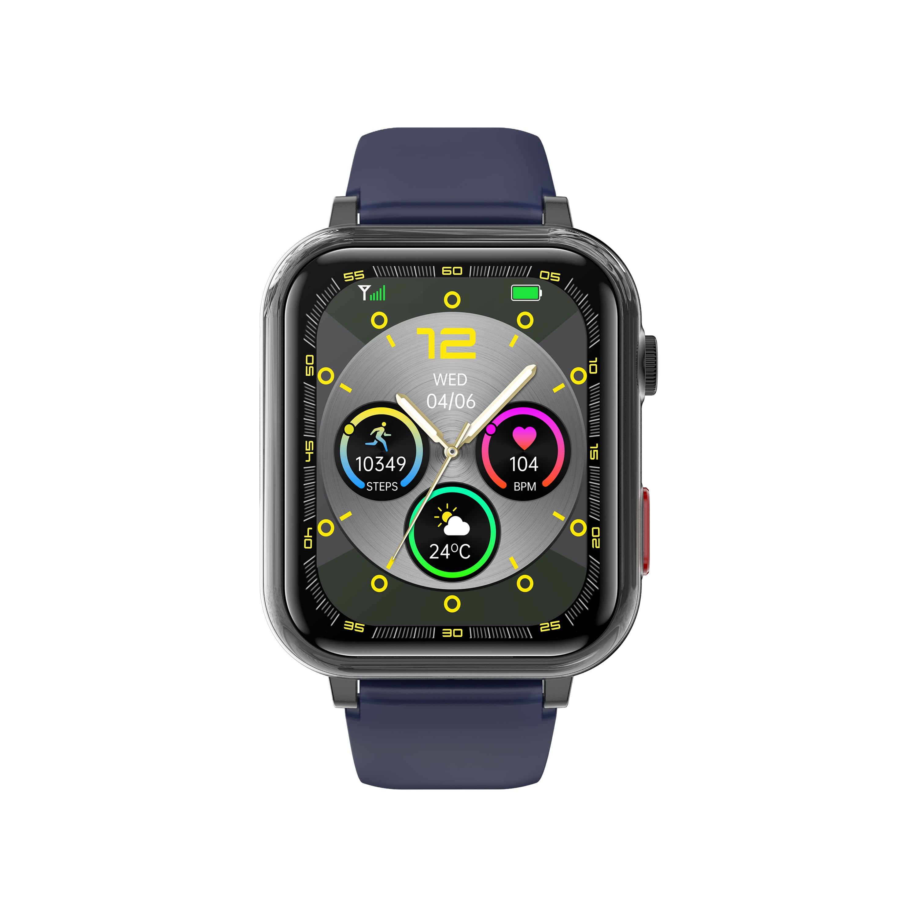 SecureWrist - Health Monitoring Smartwatch with Fall Detection & SOS Call - Stay Safe Anywhere