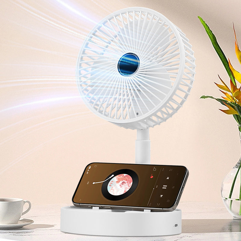 ChillWind - Rechargeable Foldable Table Fan - CoolBreeze with Telescopic Design