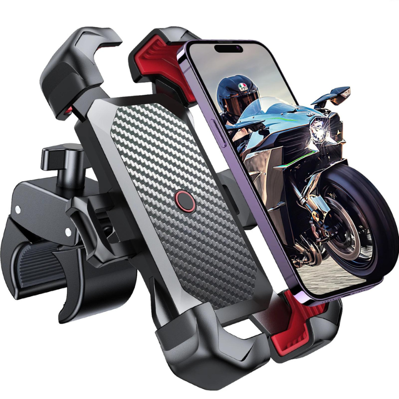 RoadGuard - Secure Bike Phone Holder - Universal Handlebar Mount for Cycling, Motorcycle & Moped