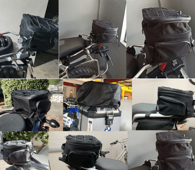 MotoStorage - Motorcycle Gear Bag - Helmet Storage with Multi-Compartment Design