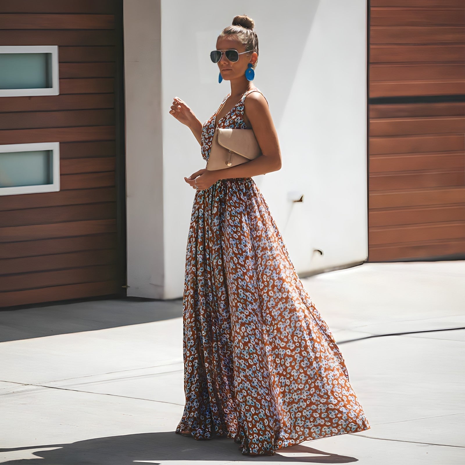 Lara - Bohemian Chic Maxi Dress - Perfect for Stylish, Free-Spirited Women