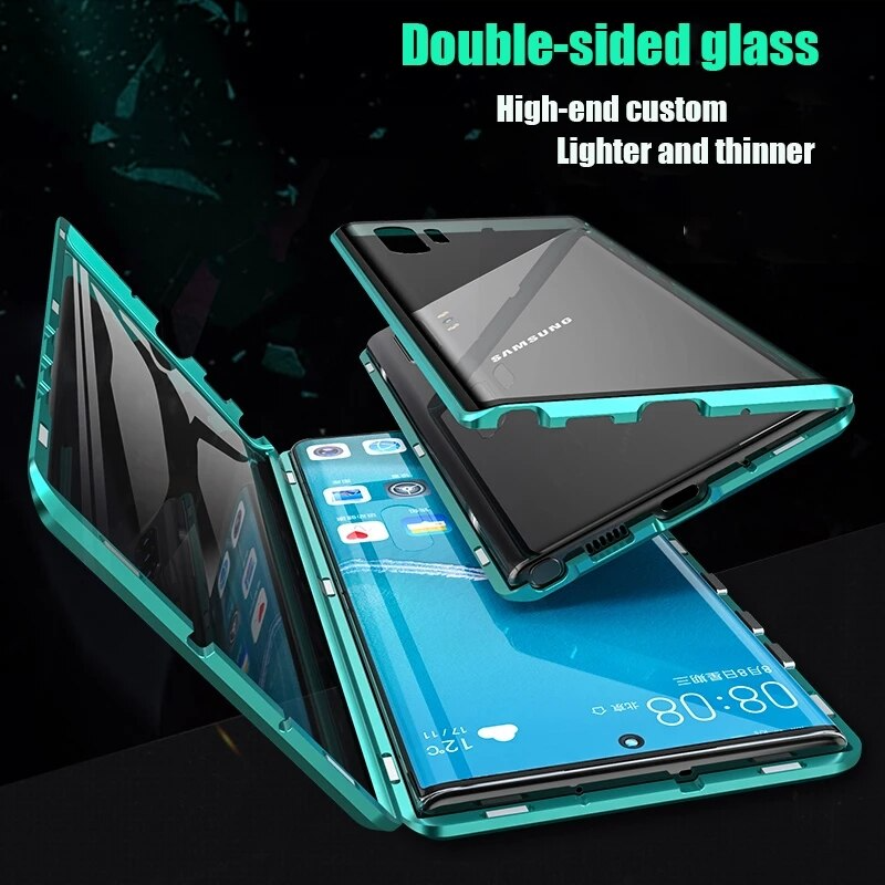 ShieldTech - Magnetic Phone Case – Double-Sided Protection for Samsung - Stylish and Secure