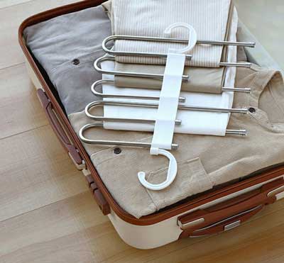 HangSmart - Space-Saving 5-in-1 Foldable Clothes Hanger - Maximize Closet Storage