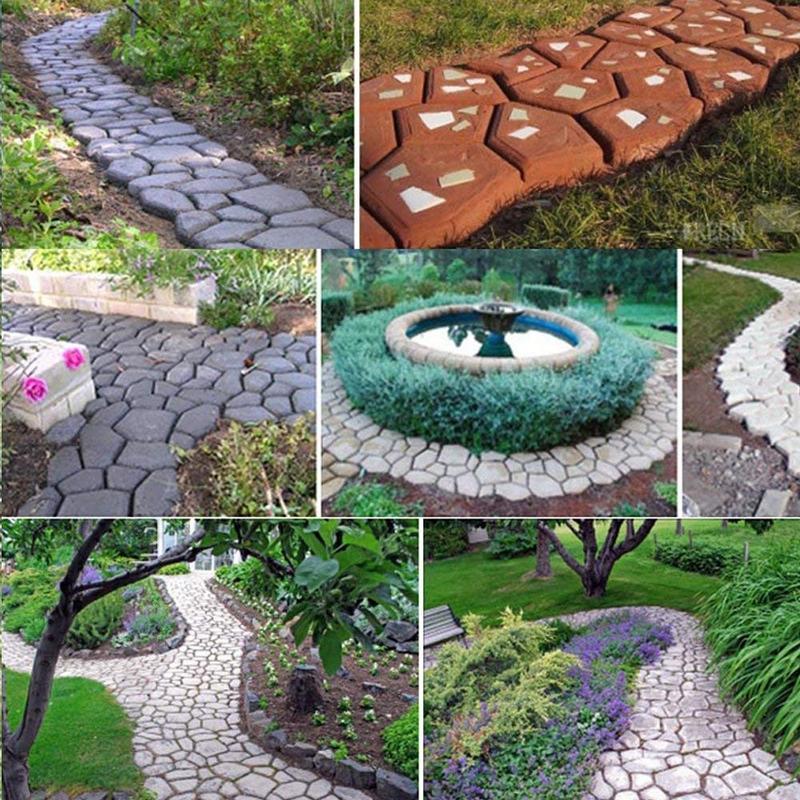 GardenPaver - DIY Garden Pathway Mold - Create Custom Stone-Look Paths with Ease
