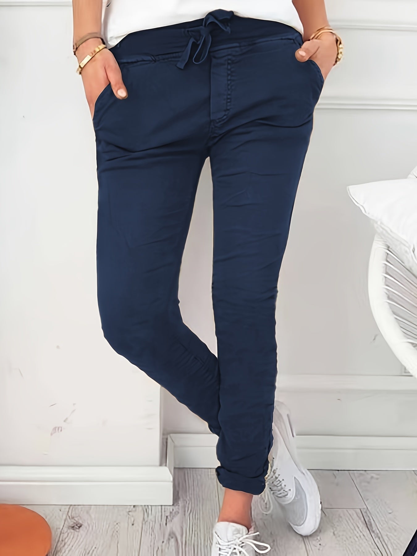 Ava - Comfortable High-Waist Casual Pants - Perfect for Everyday Wear