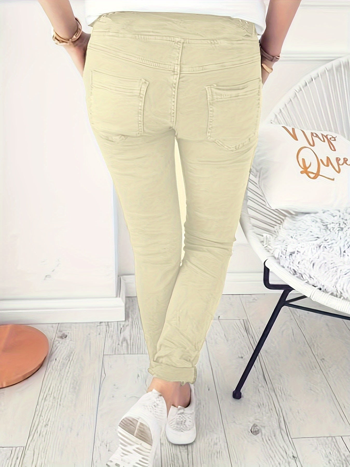 Ava - Comfortable High-Waist Casual Pants - Perfect for Everyday Wear