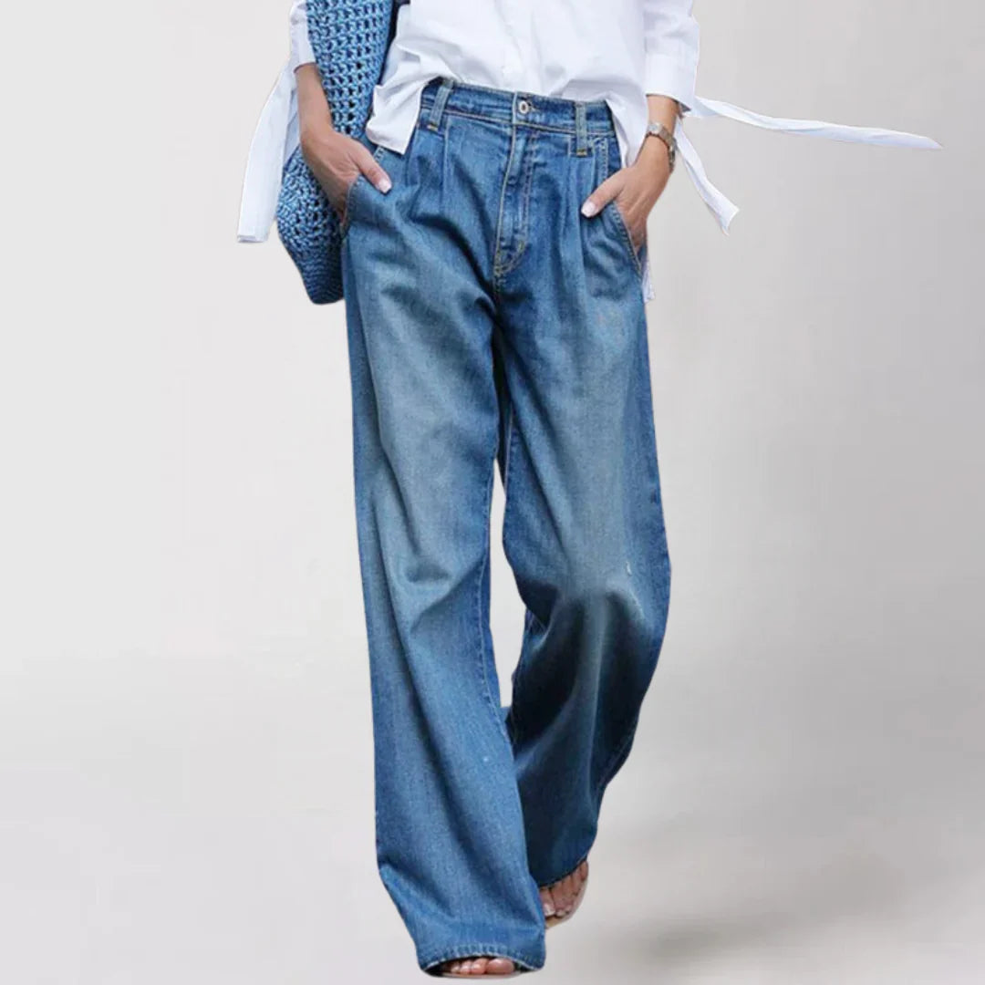 Layla - High-Quality Wide-Leg Jeans - Stylish Comfort and Perfect Fit