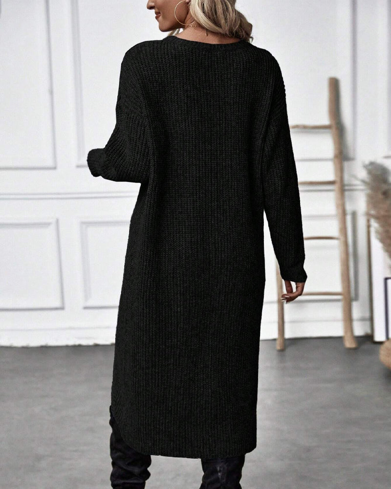 Anna - Elegant V-Neck Dress - Perfect for Special Occasions