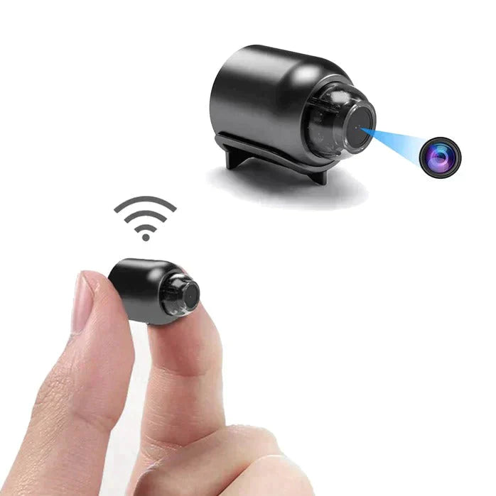 NightGuard - Compact Security Camera with Night Vision - Keep Your Space Secure Day and Night