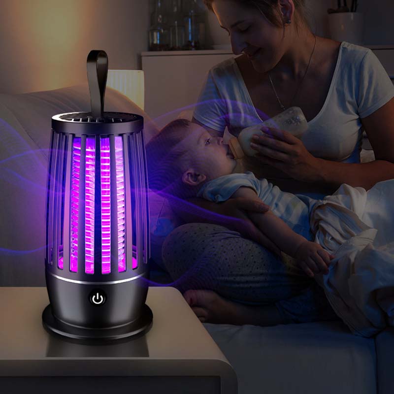 BugBuster - Rechargeable UV Light Insect Zapper - Say Goodbye to Bugs Indoors and Outdoors