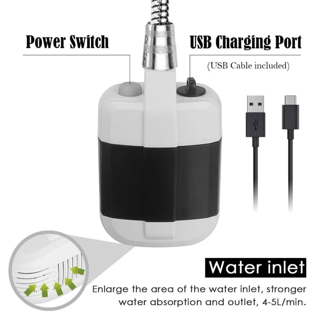 FreshFlow - Portable Camping Shower - Stay Fresh Anywhere, Anytime