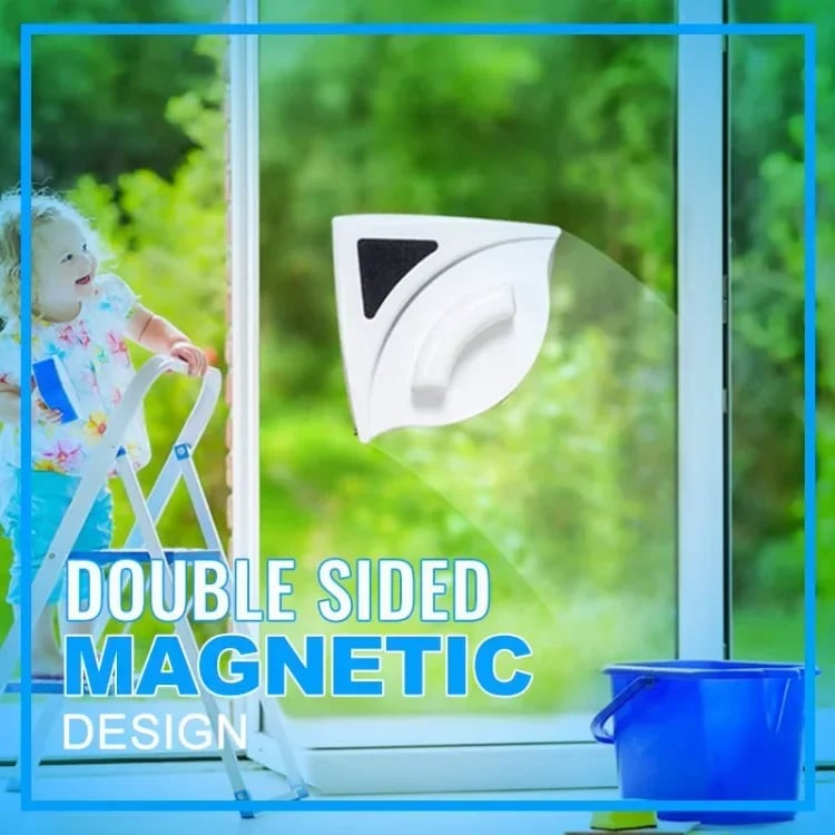 Cleanor™ Dual-Sided Magnetic Window Cleaner – Streak-Free Shine for Double-Glazed Glass