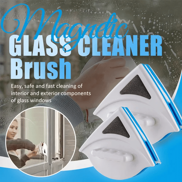 Cleanor™ Dual-Sided Magnetic Window Cleaner – Streak-Free Shine for Double-Glazed Glass
