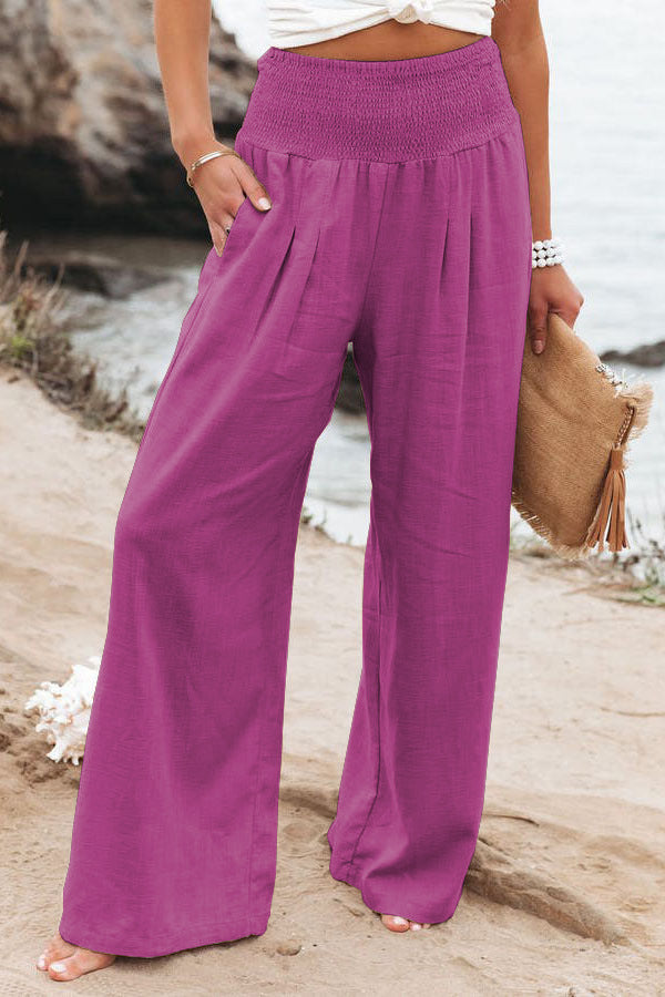 Julie - Comfortable Cotton-Linen Pants - Perfect for All-Day Wear