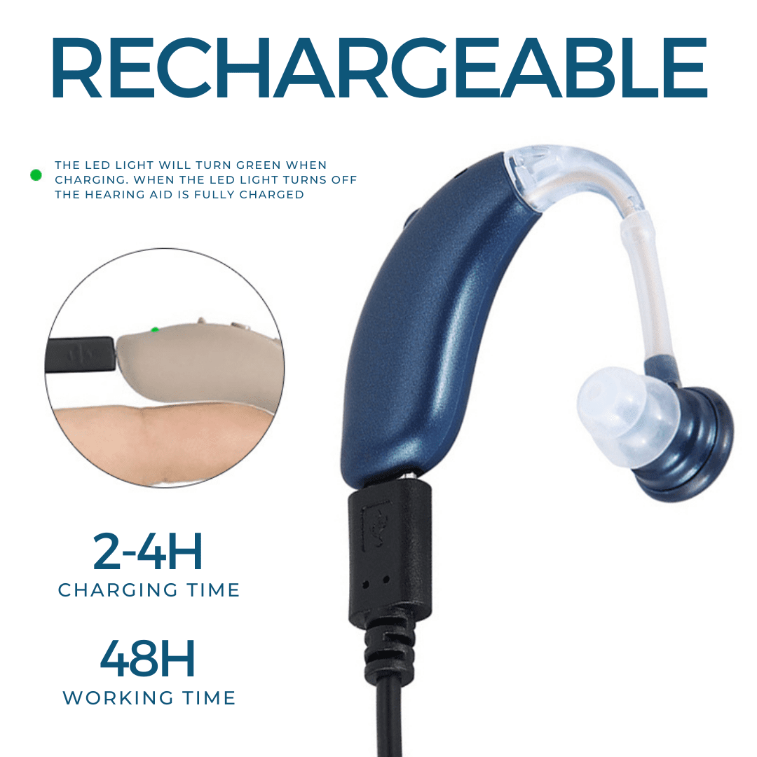 ClearSound - Rechargeable Universal Hearing Aids - Clear Sound and Discreet Comfort