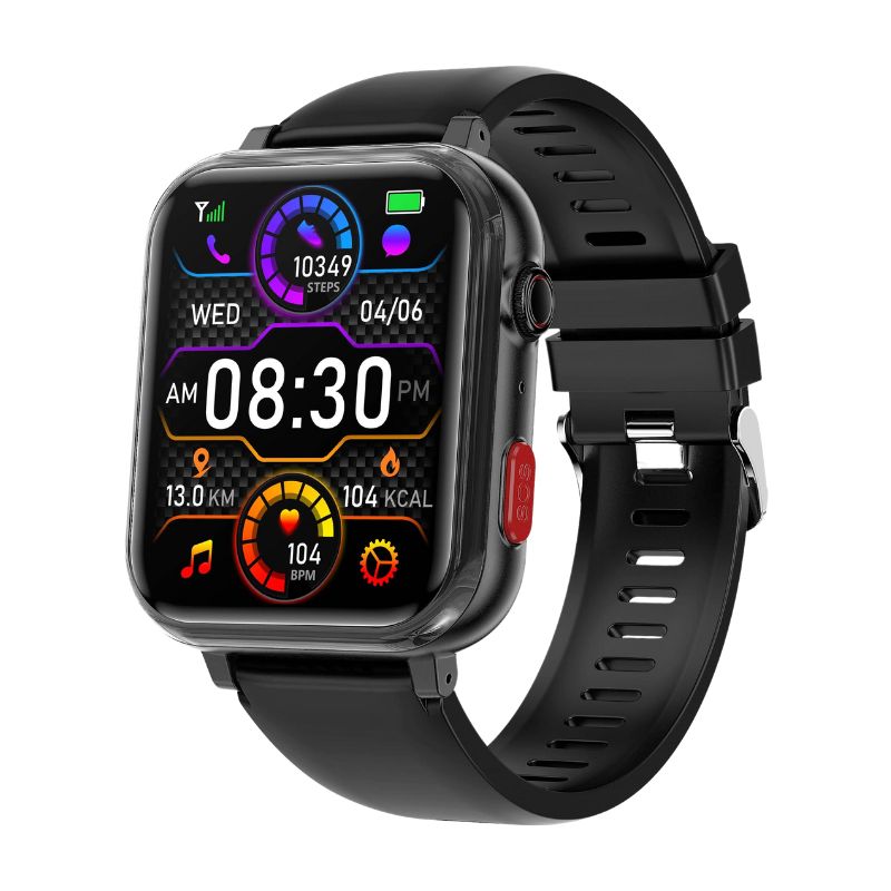 SecureWrist - Health Monitoring Smartwatch with Fall Detection & SOS Call - Stay Safe Anywhere