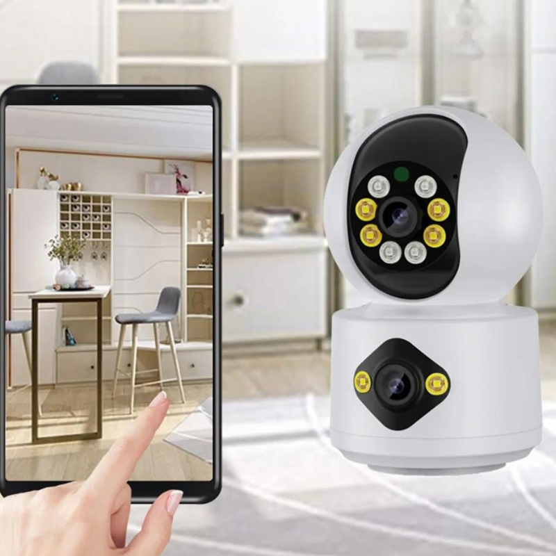 SecureVision - High-Resolution Security Camera - 4MP Dual Lens with AI Motion Detection