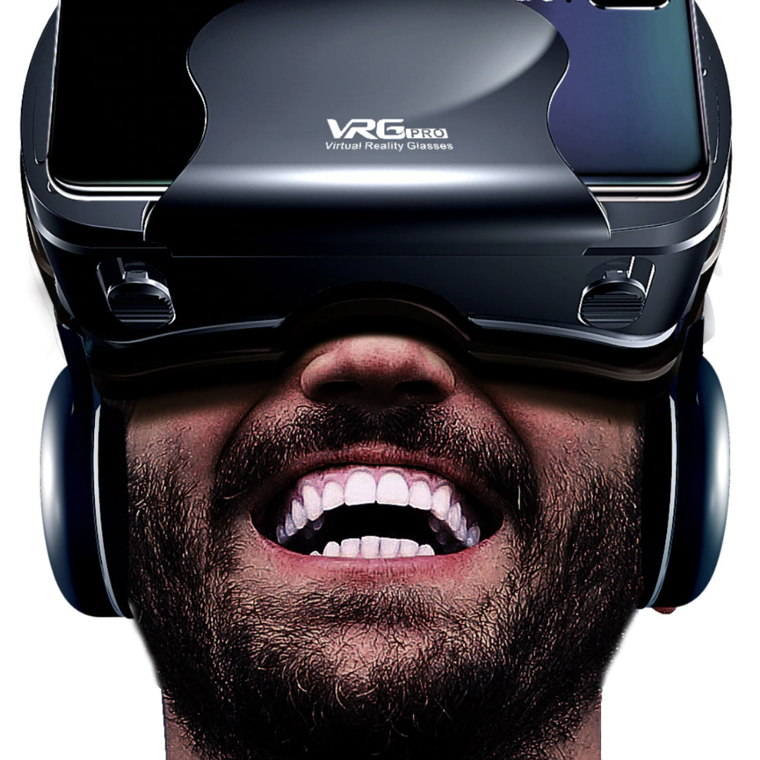 VRVision - Smart VR Headset - Integrated Audio, Compatible with iPhone & Android