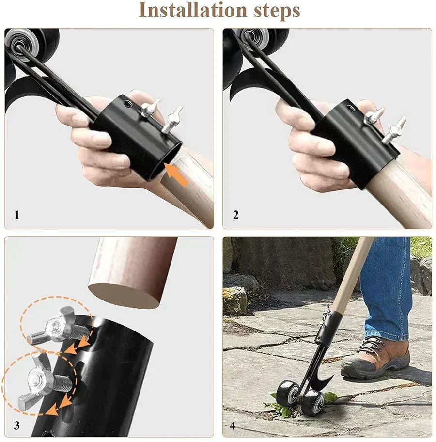 WeedEase - Ergonomic Weed Remover - Say Goodbye to Weeds Without the Strain