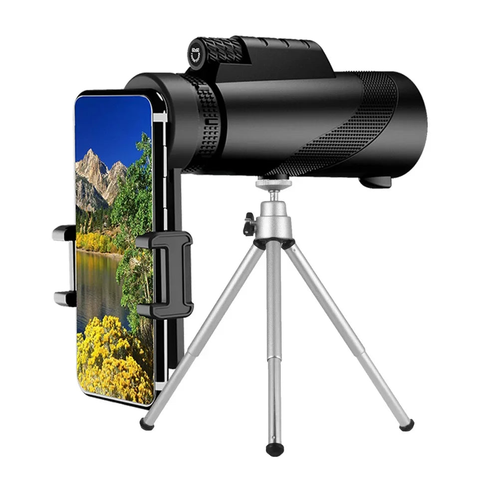Compact Military-Grade Monocular - Precision Optics for Ultimate Clarity and Durability