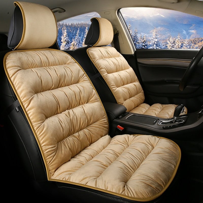 PlushDrive - Super Soft Car Seat Cushion - Upgrade Comfort for Long Drives