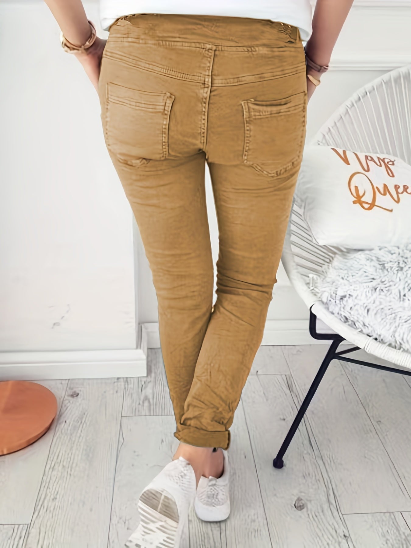 Ava - Comfortable High-Waist Casual Pants - Perfect for Everyday Wear