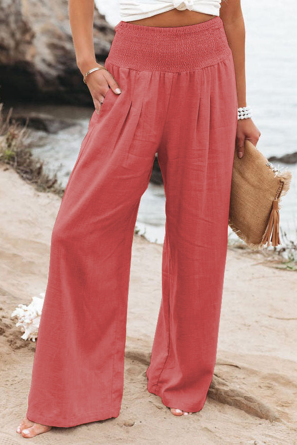 Julie - Comfortable Cotton-Linen Pants - Perfect for All-Day Wear