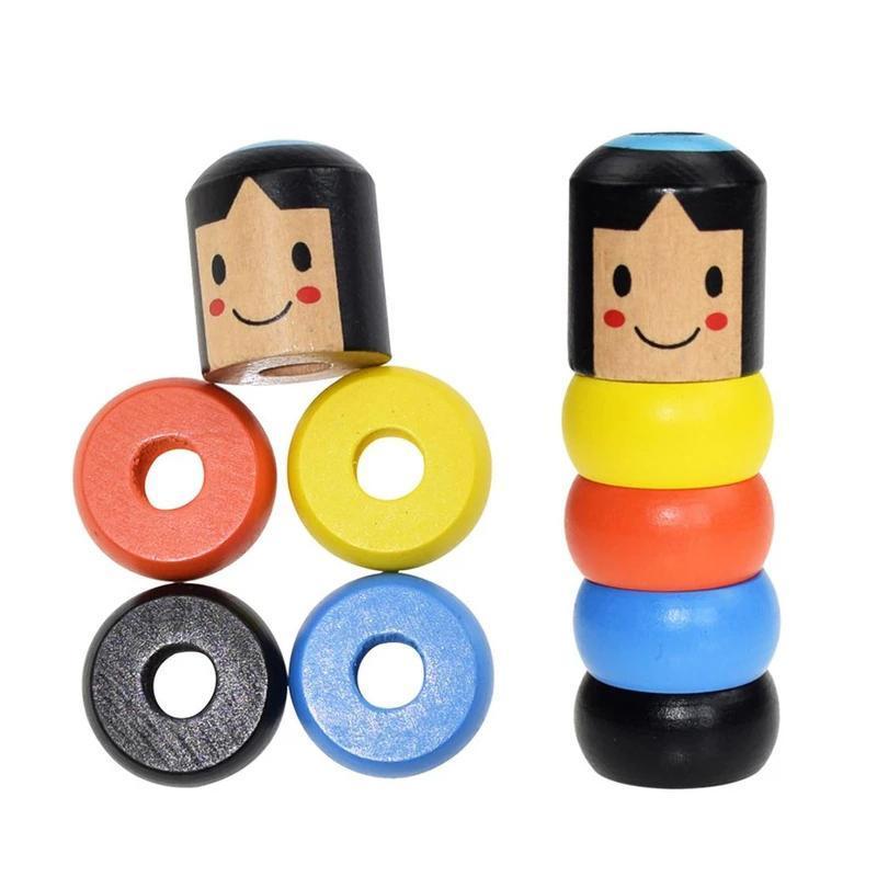 PosePlay - Bendable Acrobat Toy - DIY Wooden Fun for Kids and Creative Decoration