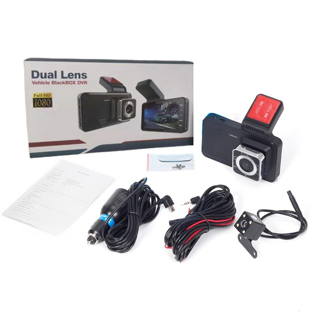 VisionSafe - Dual-Lens HD Dashcam - Enhanced Safety with 24-Hour Parking Surveillance