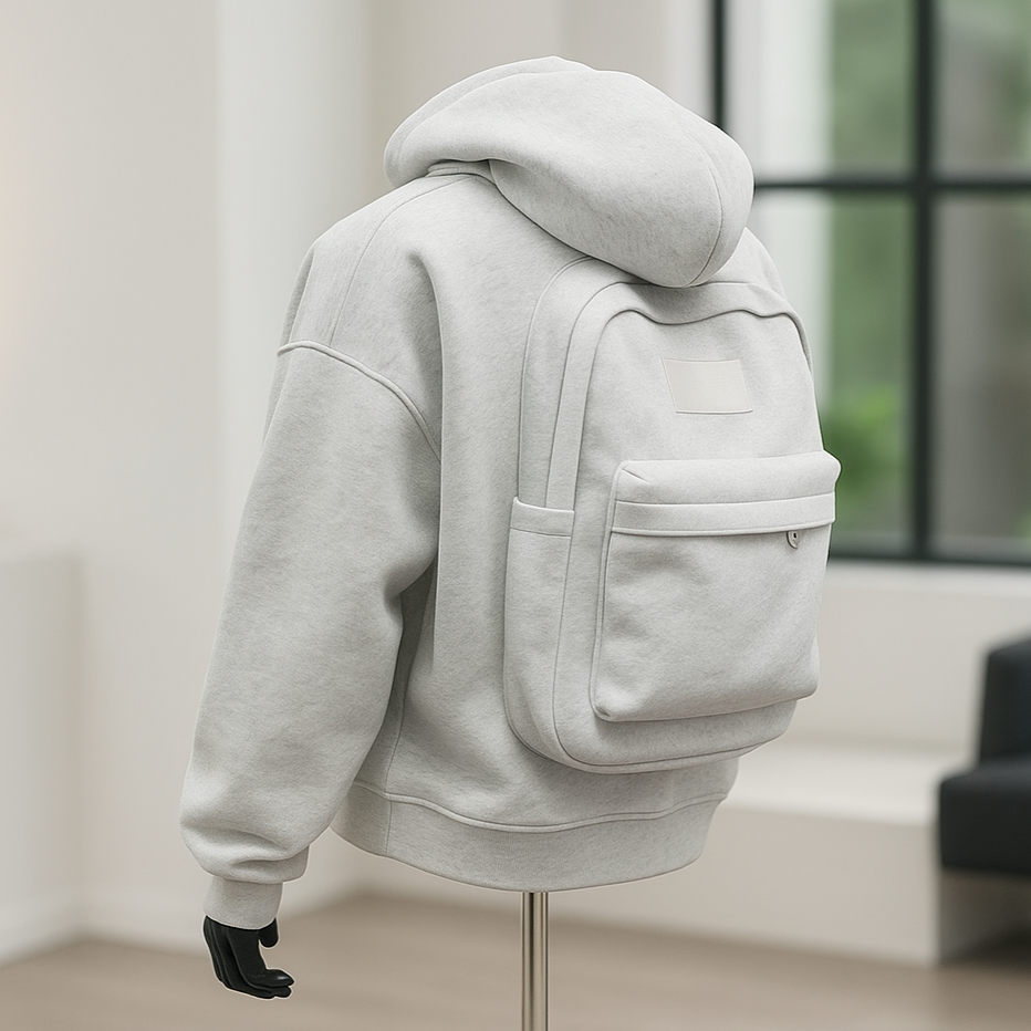 Travex™ BackPack Hoodie – The All-in-One Travel Essential