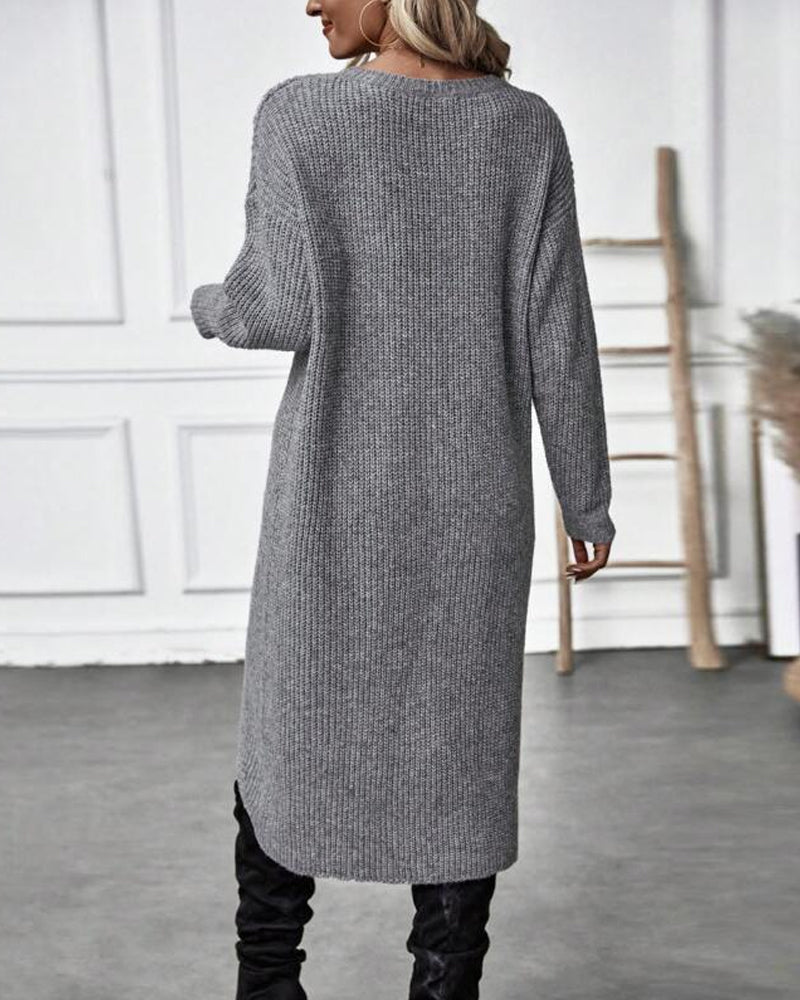 Anna - Elegant V-Neck Dress - Perfect for Special Occasions
