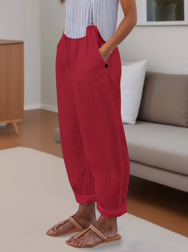 Amelia - Lightweight Summer Trousers for Women - Comfortable and Stylish for Warm Days