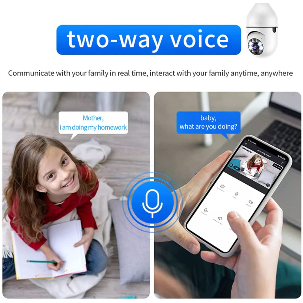SecureView - 360º Surveillance Camera Socket - Simple Installation for Complete Security