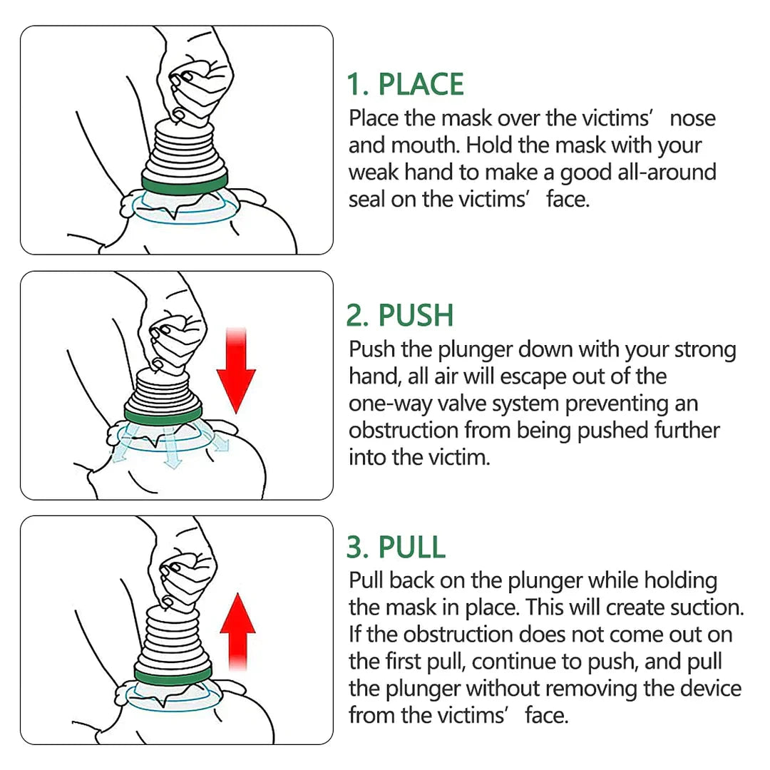 BreatheEasy - Emergency Anti-Choking Device - Safe Breath Aid for Quick Relief