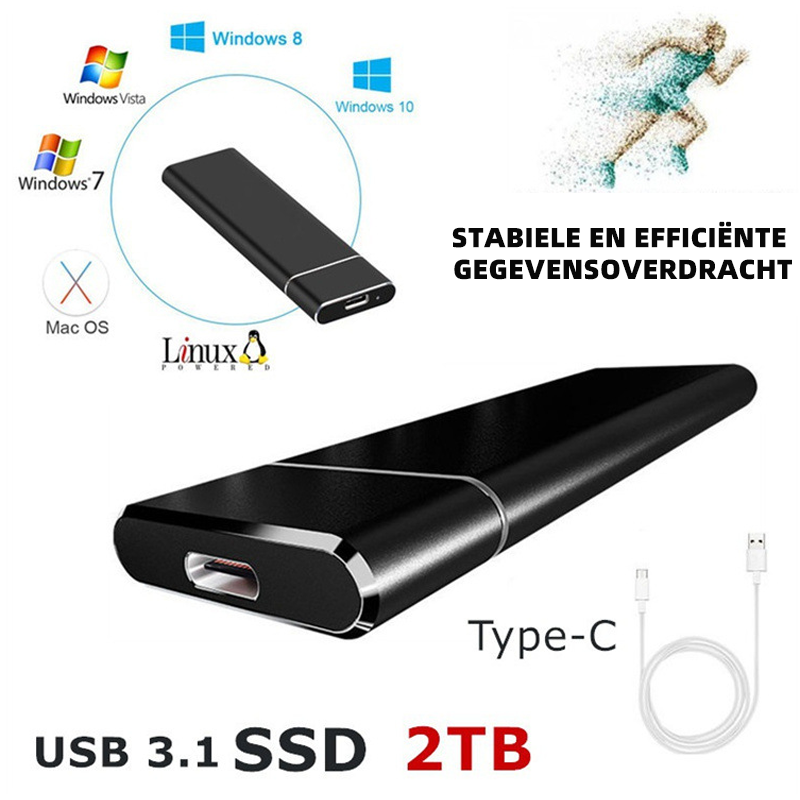 TurboDrive - High-Speed External Hard Drive - 520MB/s Data Transfer for Seamless Storage