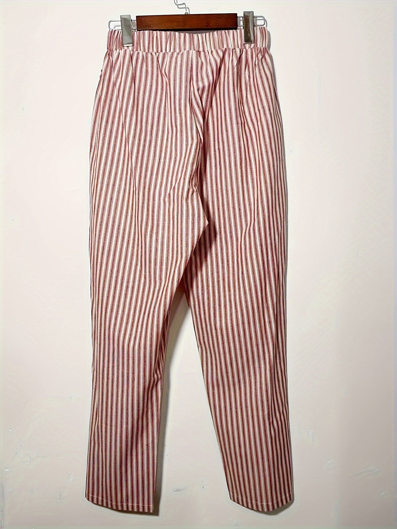 Olivia - Stylish Striped Summer Trousers - Perfect for Casual Days and Cool Comfort