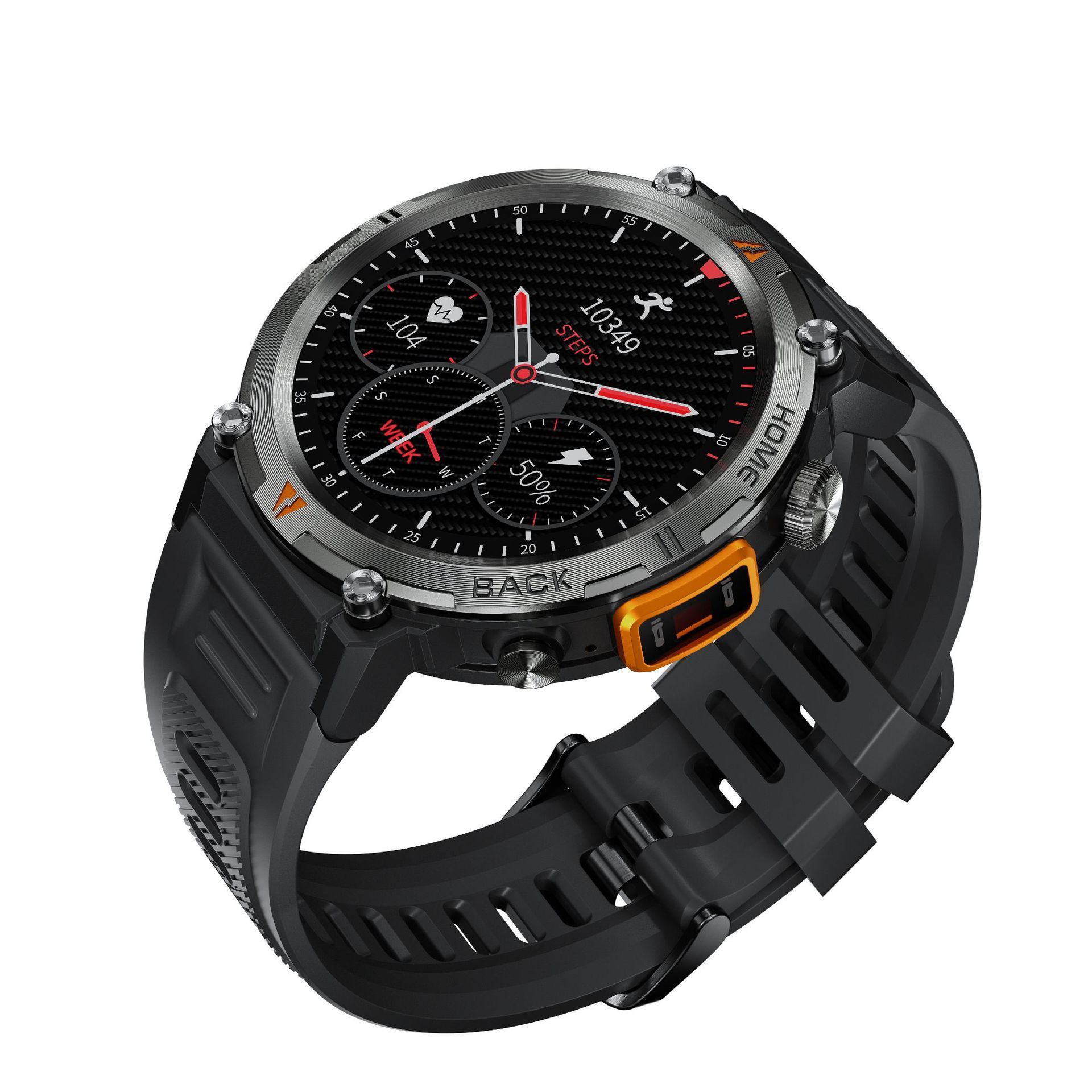 SmartSync - Stylish Bluetooth Smartwatch with Flashlight & Health Monitoring - Stay Connected Anytime