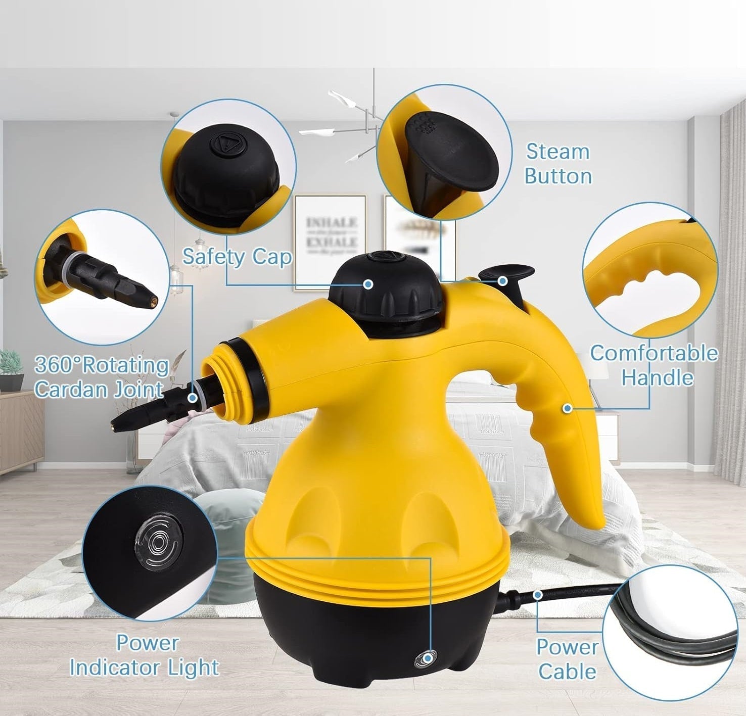SteamBlast - High-Pressure Portable Steam Cleaner - Ultimate Solution for Deep Cleaning and Disinfection