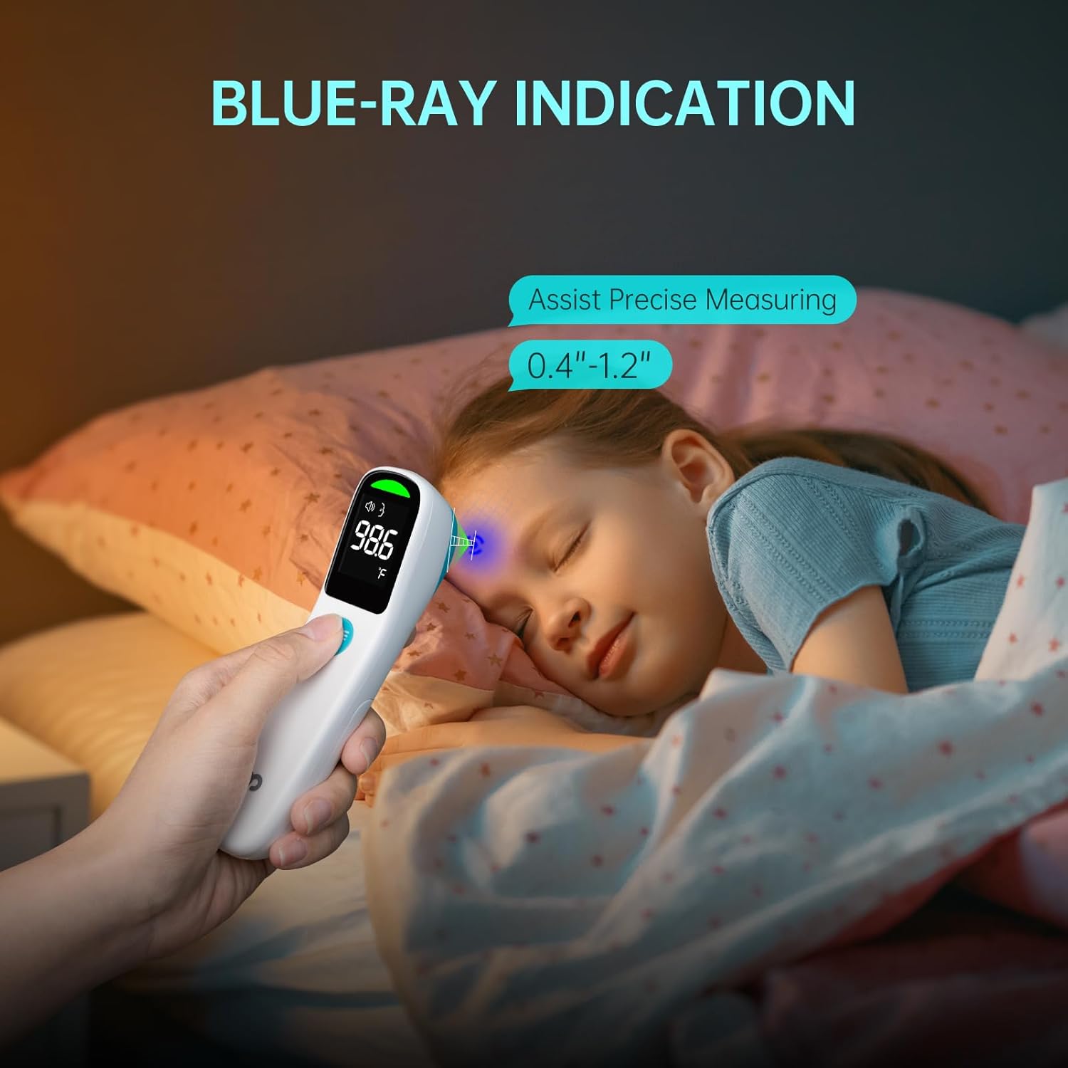 ThermoSafe - Infrared Thermometer - No-Contact Dual Mode for Body & Surface Temperatures