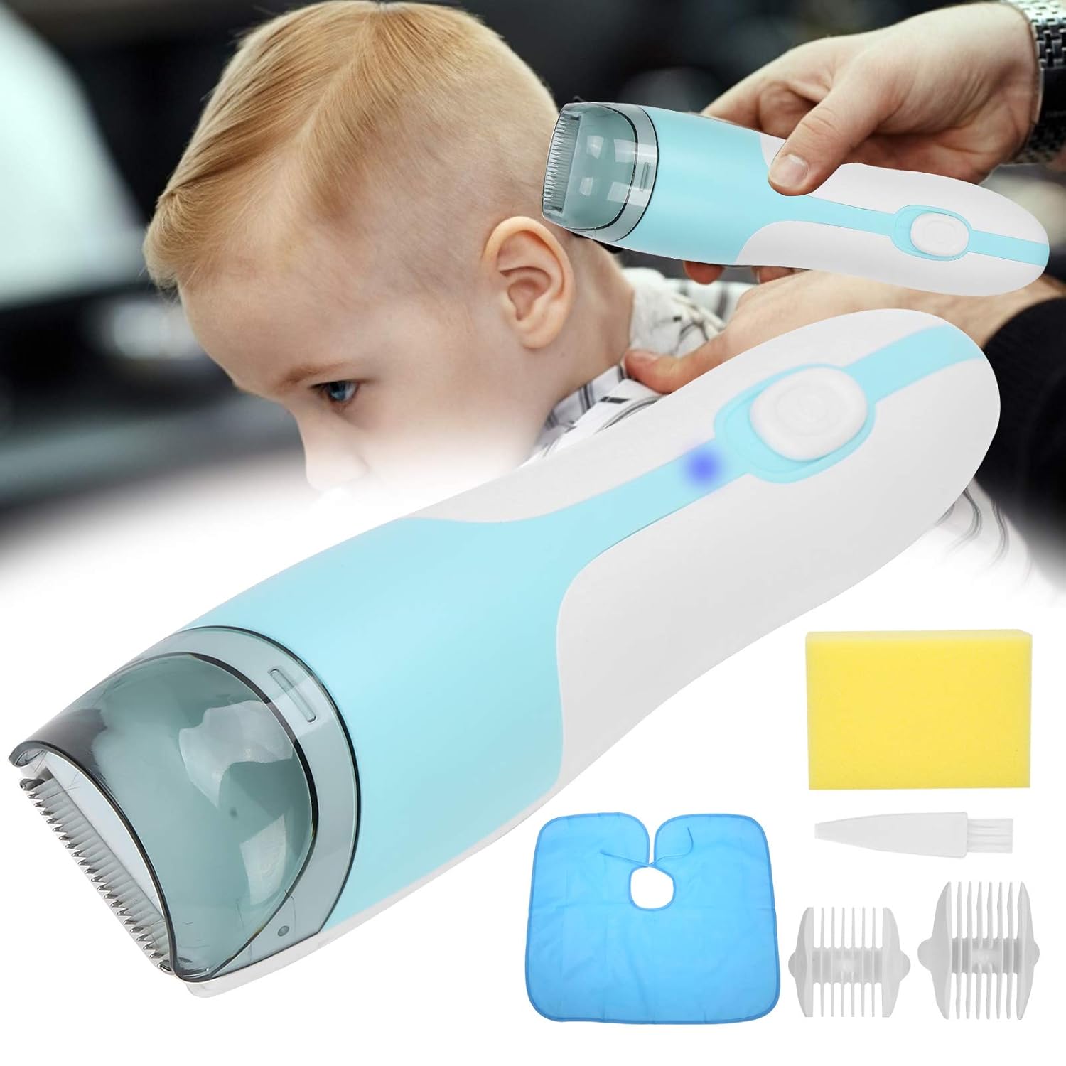 KidClipper - Baby Hair Clipper - Portable, Waterproof, and Ultra-Quiet for Stress-Free Haircuts