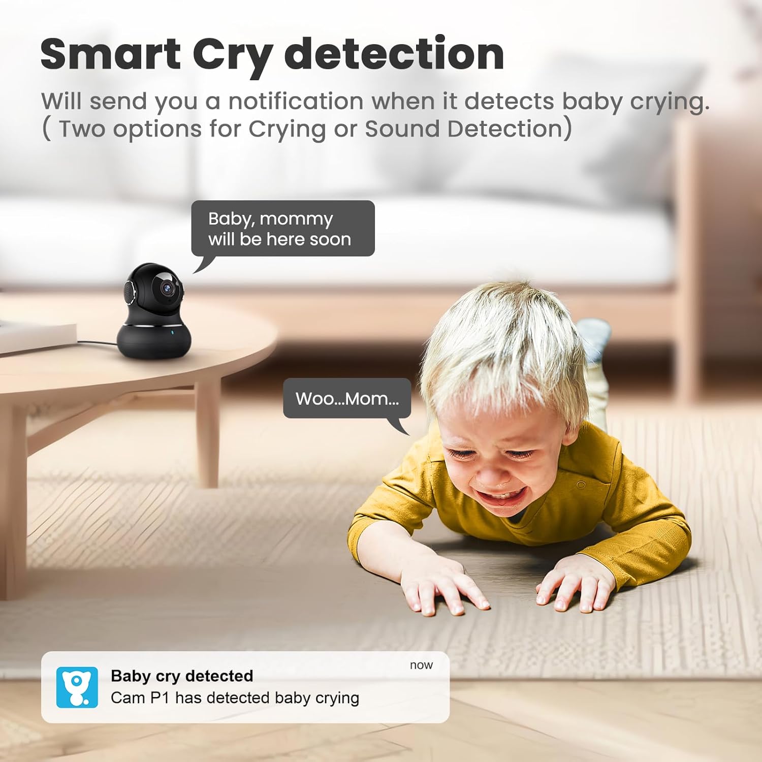 SafeView Pro - 360° Home Security Camera with Motion Detection & Night Vision - Ideal for Baby & Pet Monitoring