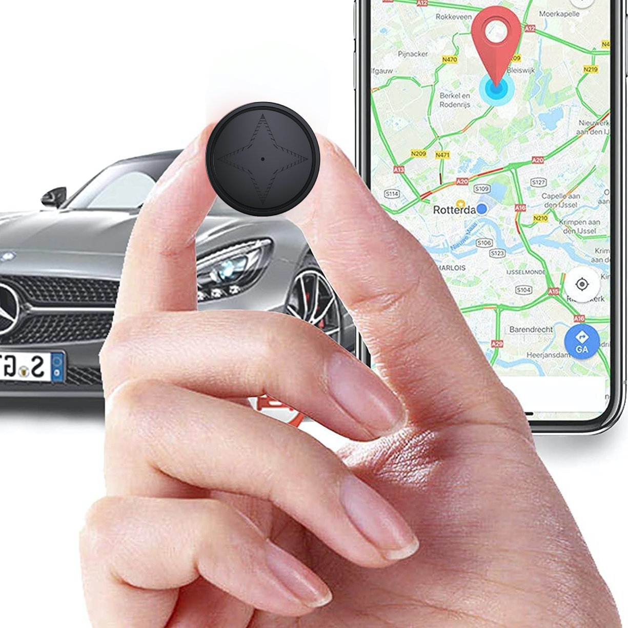 TrackMate - Magnetic Car Tracker - Reliable Anti-Loss Device for Secure Tracking