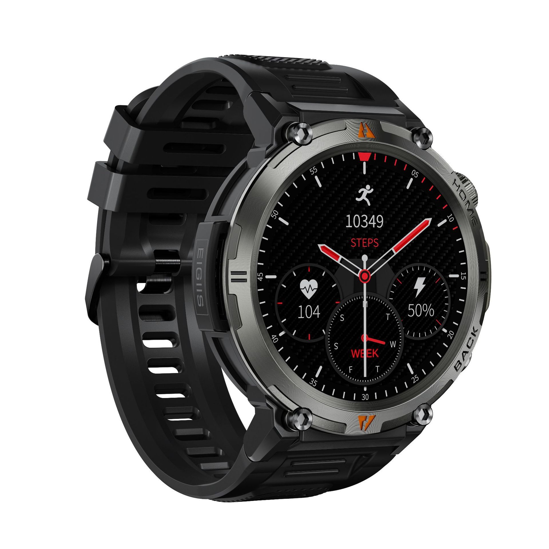 SmartSync - Stylish Bluetooth Smartwatch with Flashlight & Health Monitoring - Stay Connected Anytime