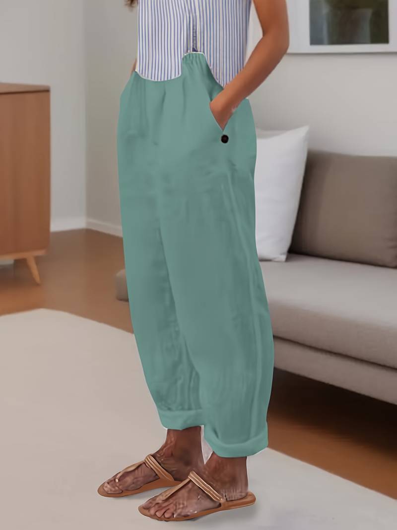 Amelia - Lightweight Summer Trousers for Women - Comfortable and Stylish for Warm Days